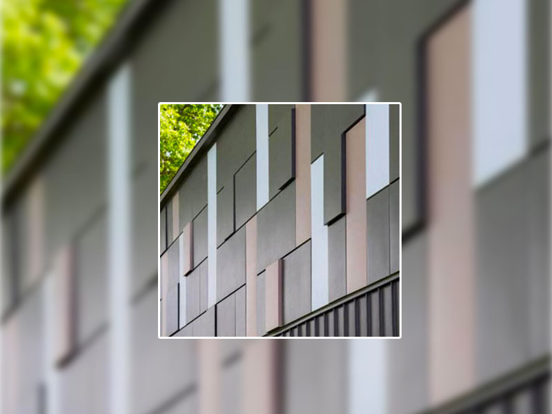 Les façades jouent la 3D avec VMZ MOZAÏK REFLIEF DE VMZINC® - Batiweb