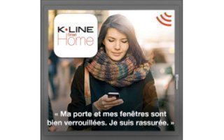 Fenêtres et portes d’entrée connectées, sérénité assurée pour 20€ seulement avec l’appli K•LINE Smart Home