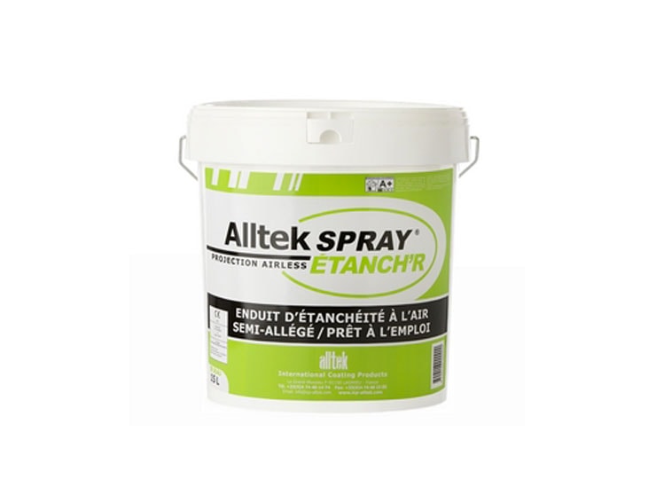 Alltek Spray Etanch’R, votre enduit professionnel pour une étanchéité à l'air durable ! - Batiweb