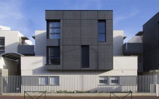 Parements de façade minérale Carea pour la construction de la résidence Jules Amilhau à Toulouse (31)