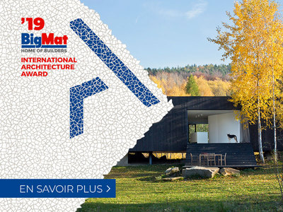 BigMat célèbre l'innovation et la créativité architecturale contemporaine avec son 4ème Grand Prix International d’Architecture Batiweb BigMat célèbre l'innovation et la créativité architecturale contemporaine avec son 4ème Grand Prix International d’Architecture Batiweb