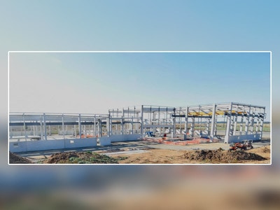 Nouvelle étape pour l’usine de prémurs du groupe KP1 à Vernouillet : La structure béton livrée par KP1 Bâtiments Batiweb Nouvelle étape pour l’usine de prémurs du groupe KP1 à Vernouillet : La structure béton livrée par KP1 Bâtiments Batiweb