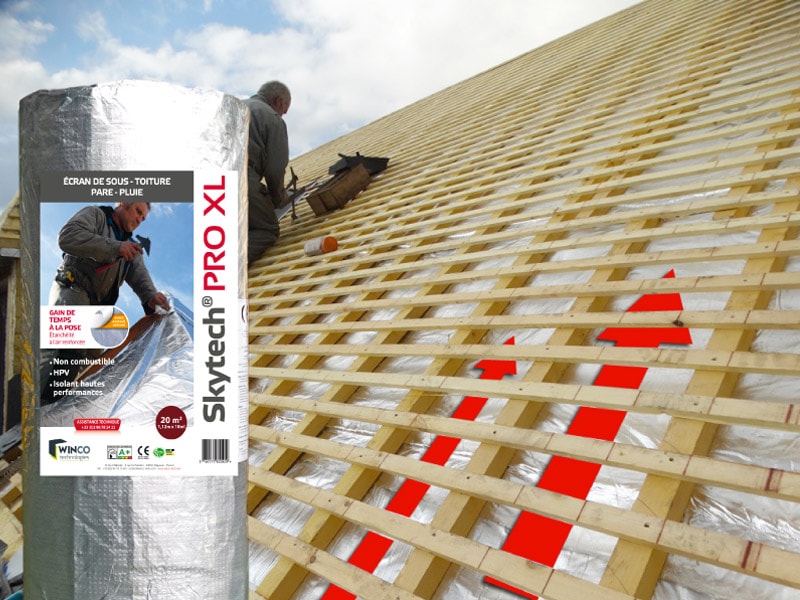Écran de sous-toiture anti-canicule pour la rénovation thermique des toitures et façades - Batiweb