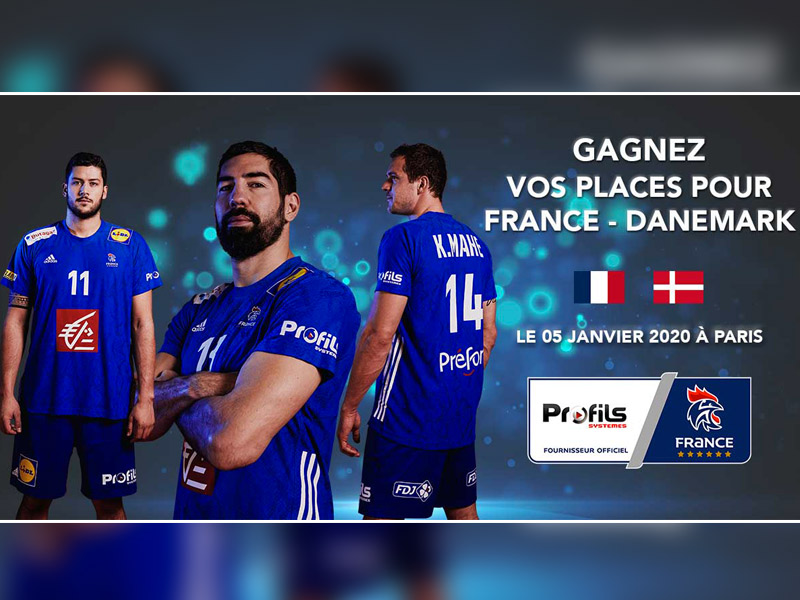 Jeu-Concours Facebook : "Gagnez vos places pour le match de handball France-Danemark" - Batiweb