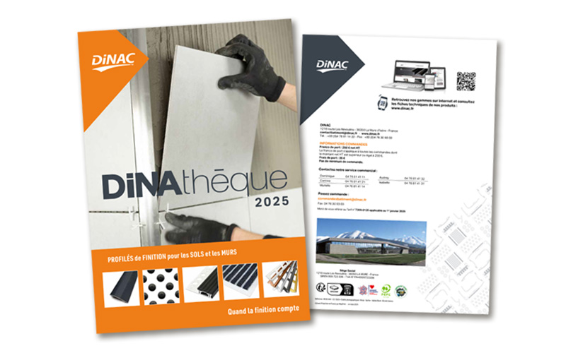 Catalogue Dinathèque 2025 : profilés de finition sols et murs - Batiweb