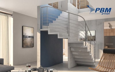 TENDANCE BÉTON : PBM dévoile une nouvelle gamme d’escaliers...