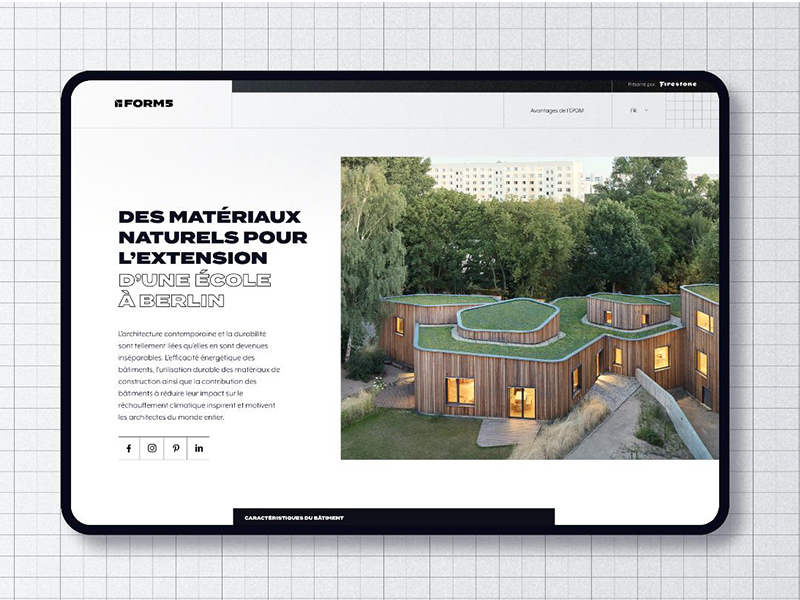 Lancement de la plateforme FORM5 : une source d'inspiration dédiée aux projets de toitures innovantes de EPDM - Batiweb
