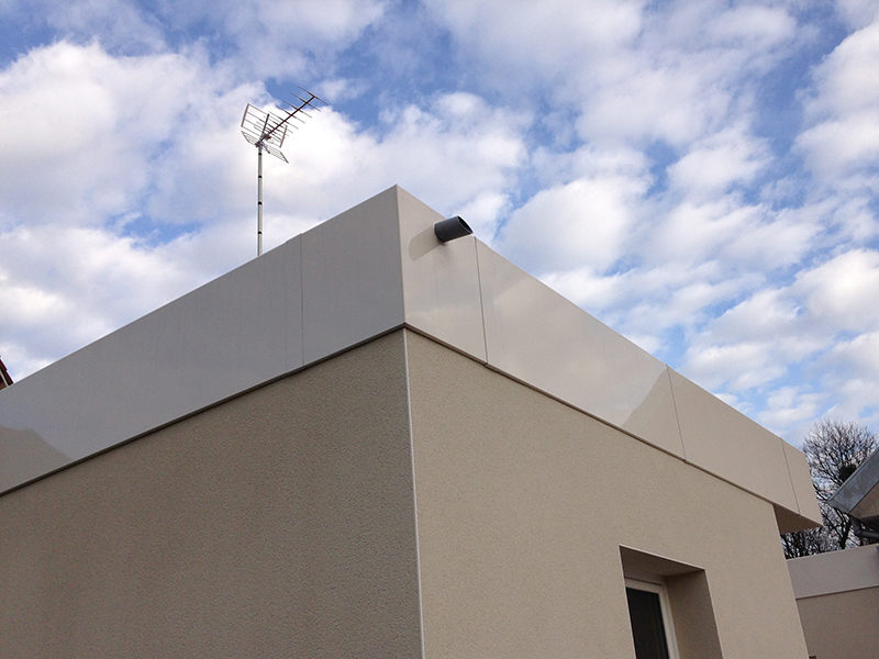 Bandonet® : Système de bandeau de rehausse d’acrotère pour façade et toiture-terrasse isolées - Batiweb