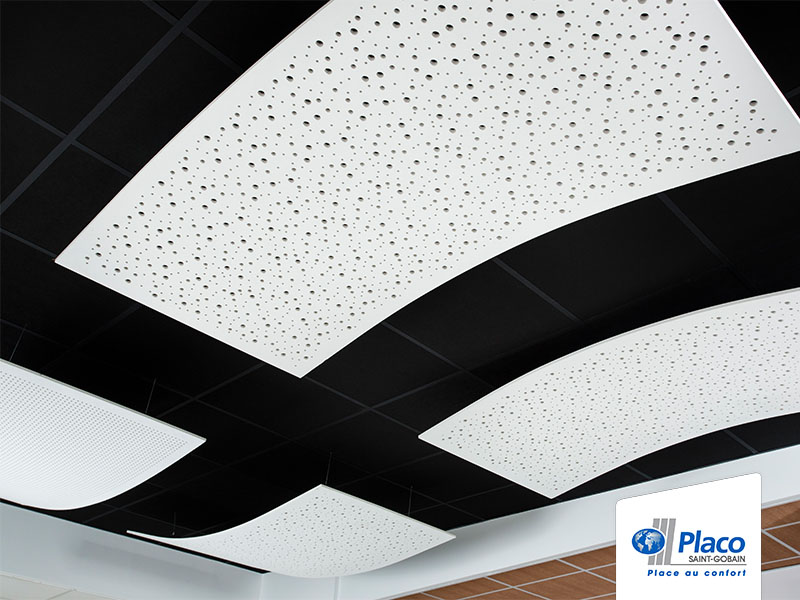 Placo® dévoile sa nouvelle gamme de plafonds décoratifs et acoustiques Rigitone® Design : un système prêt-à-poser pour l’installateur, libérateur de créativité pour l’architecte ! - Batiweb