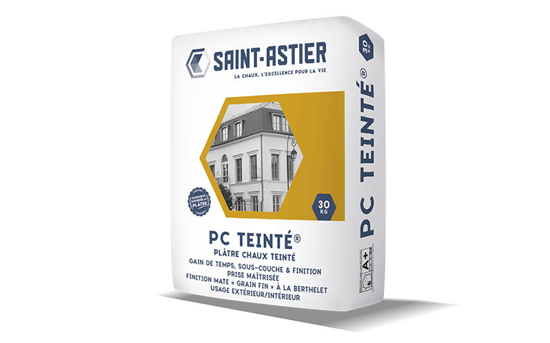 SAINT-ASTIER® lance son nouvel enduit de rénovation de façade 2 en 1, mortier plâtre chaux teinté, appelé “PC Teinté®”, distribué sur Paris et l’Île de France - Batiweb