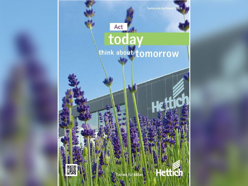 Agir aujourd’hui - penser à demain : Hettich publie son nouveau rapport sur la durabilité 2020. Le groupe a déjà réduit de 55 % ses émissions en CO2 dans le monde. - Batiweb