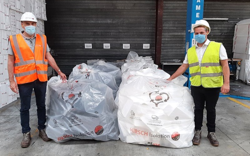 REuse : le nouveau service de recyclage de PSE par HIRSCH Isolation - Batiweb