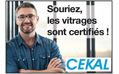 CEKAL signe la qualité des vitrages certifiés