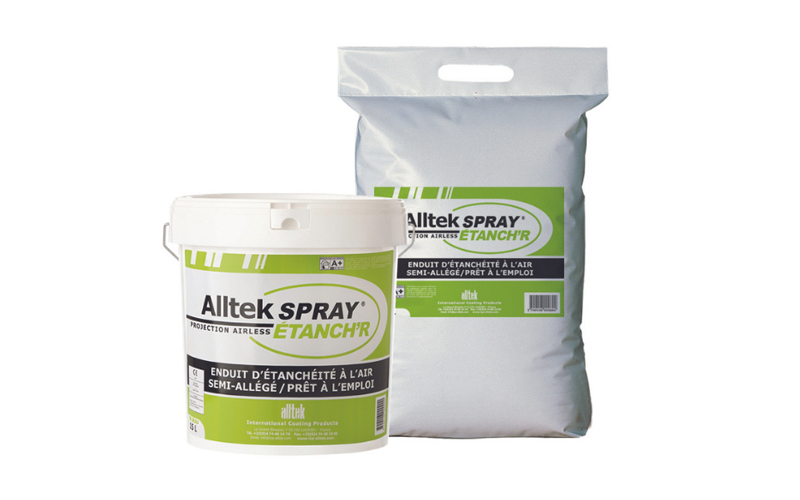 Alltek Spray Etanch’R :  Le premier système complet d’étanchéité à l’air - Batiweb