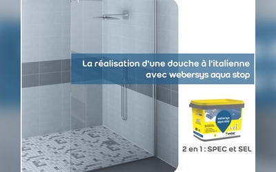 webersys aqua stop, la solution de douche à l’italienne...