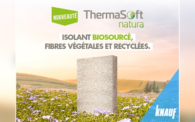 Isolant biosourcé et recyclé : découvrez ThermaSoft®...