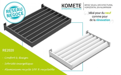 La gamme Komete : le brise-soleil architectural