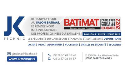 JK Technic vous donne rendez-vous à Batimat !