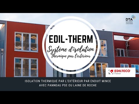 Mise en œuvre du système d'Isolation Thermique par l'extérieur EDIL-Therm® - Batiweb