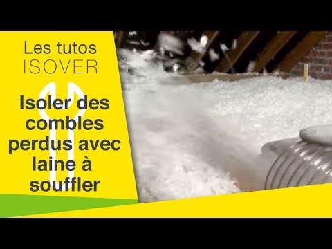 Isoler Des Combles Perdus Avec La Laine Souffler Comblissimo