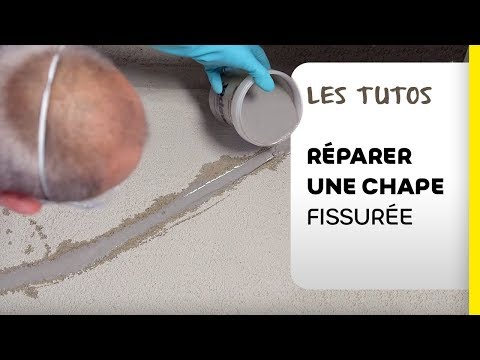 Comment réparer une chape fissurée avec un mortier de réparation époxy ? - Batiweb
