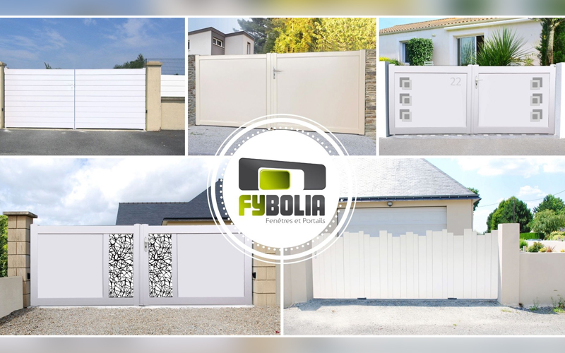 Cinq nouveaux designs enrichissent la gamme de portails PVC de Fybolia - Batiweb