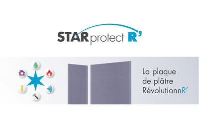 La plaque de plâtre 6 en 1 STARprotect R’