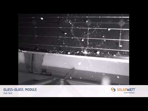 SOLARWATT Bi verre Test Grêle - Batiweb