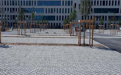 Fabemi Terrasse & Jardin : Pavés drainants CARRÉ D’ARC