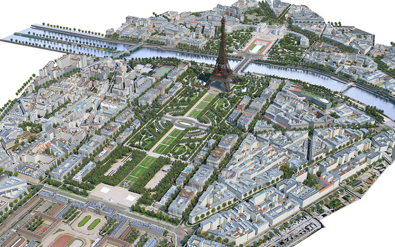 « Découvrir, approcher, visiter » : le BIM s’invite dans le projet de réaménagement des 54 hectares autour de la tour Eiffel - Batiweb