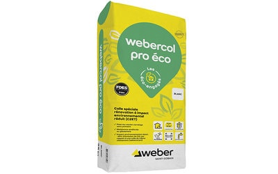 Nouveau produit éco-engagé : webercol pro éco, colle...