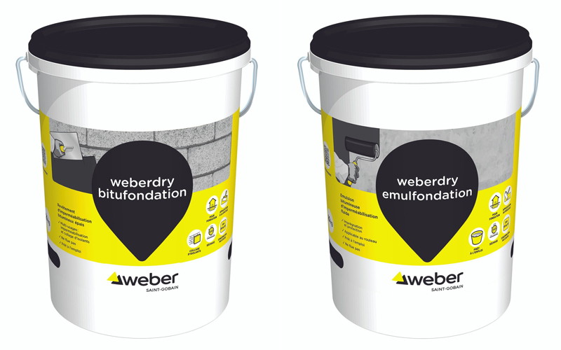 Weber lance une nouvelle offre d'imperméabilisation avec 2 noirs de fondation prêts à l'emploi et sans odeur - Batiweb