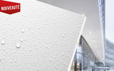 Un nouveau système de plafond extérieur : Knauf HydroProof®