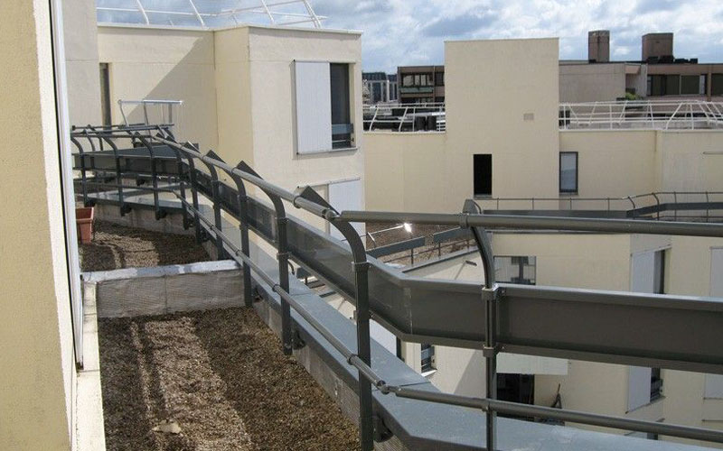Solution de garde-corps technique décoratif
