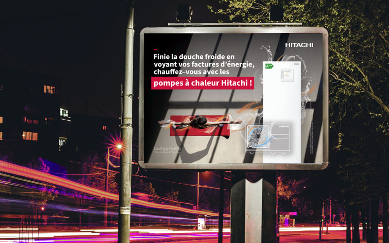Hitachi Cooling & Heating s’affiche en grand dans toute la France - Batiweb
