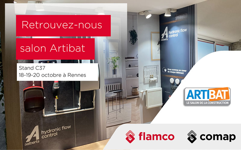 Comap et Flamco : au salon Artibat les 18, 19 et 20 octobre à Rennes ! - Batiweb