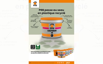 Les seaux PRB font peau neuve et intègrent du plastique...