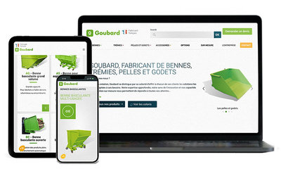 Le nouveau site web GOUBARD en ligne