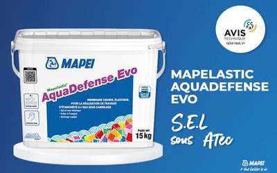 MAPELASTIC AQUADEFENSE EVO, nouveau Système d’Etanchéité...