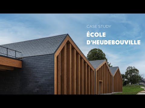 Architecture en ardoise naturelle CUPA PIZARRAS - Groupe Scolaire Heudebouville - Batiweb