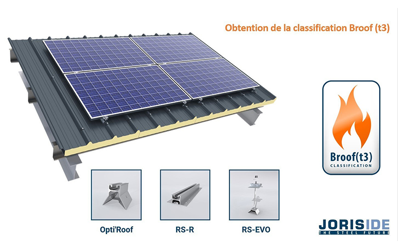 Joris Ide obtient la classification Broof (t3) pour son complexe Photovoltaïque sur Panneau Sandwich - Batiweb