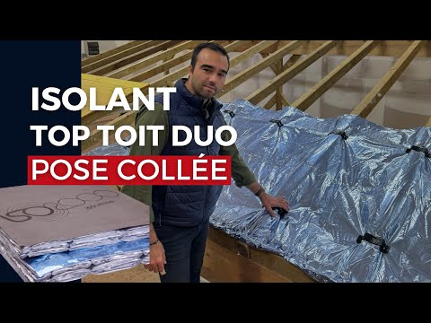 Pose collée - Isolant TOP TOIT DUO - Batiweb