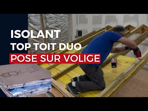 Pose sur volige - Isolant TOP TOIT DUO - Batiweb