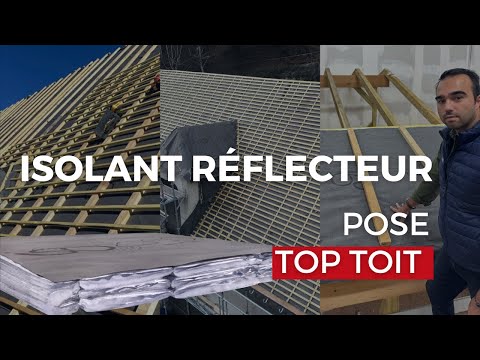 Pose de l'isolant TOP TOIT - ISO 2000 - Batiweb