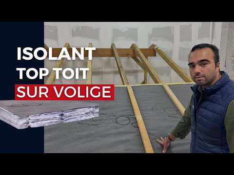 Pose sur volige - Isolant TOP TOIT - Batiweb