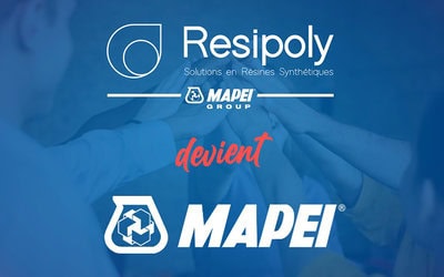 RESIPOLY fusionne dans MAPEI France