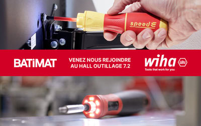 Wiha sera à Batimat pour présenter ses tournevis...