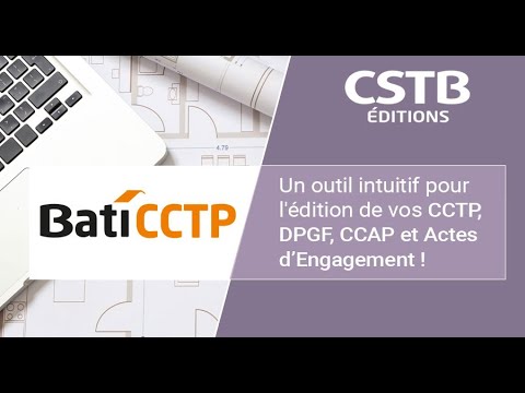 Bati CCTP : outil intuitif pour l'édition de vos CCTP, DPGF, CCAP et Actes d’Engagement - Batiweb