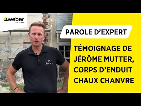 Témoignage de Jérôme MUTTER sur le corps d'enduit chaux chanvre enaé - Batiweb