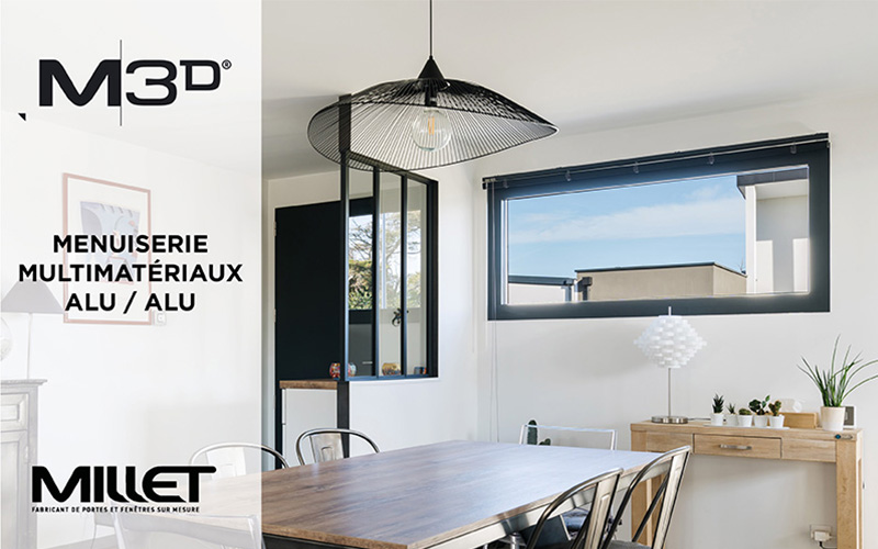 Fenêtre aluminium M3D : modernité et isolation optimale - Batiweb
